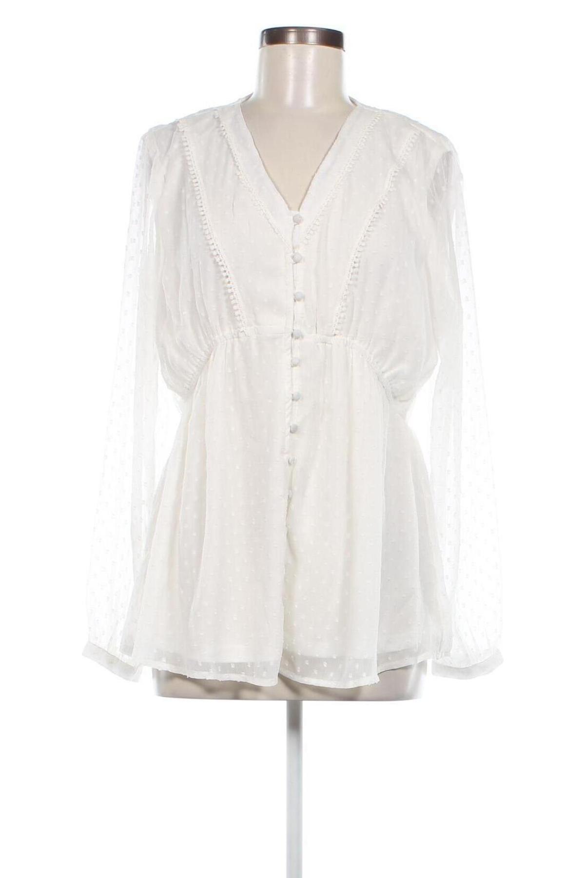 Γυναικείο πουκάμισο εγκυμοσύνης ONLY, Μέγεθος L, Χρώμα Λευκό, Τιμή 11,75 €