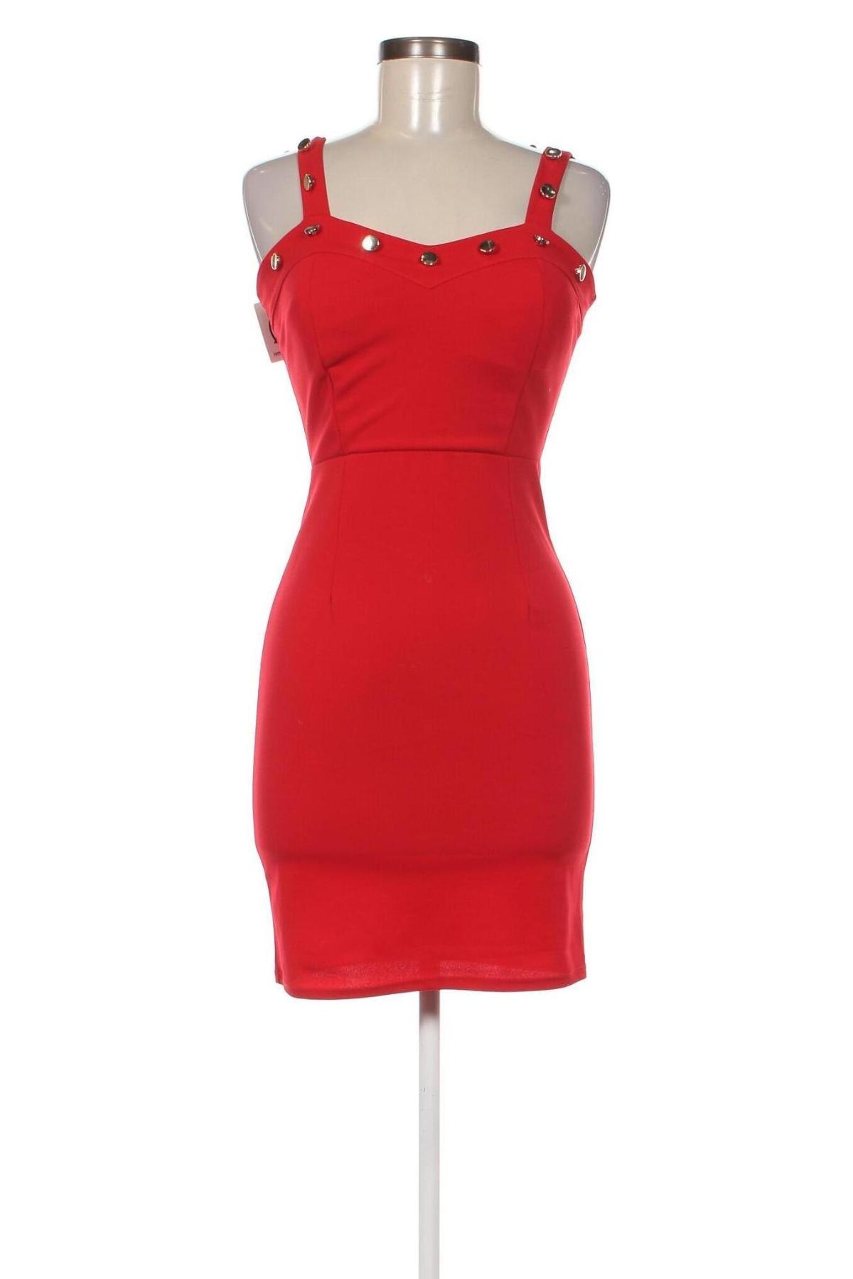 Kleid, Größe XS, Farbe Rot, Preis 13,49 €