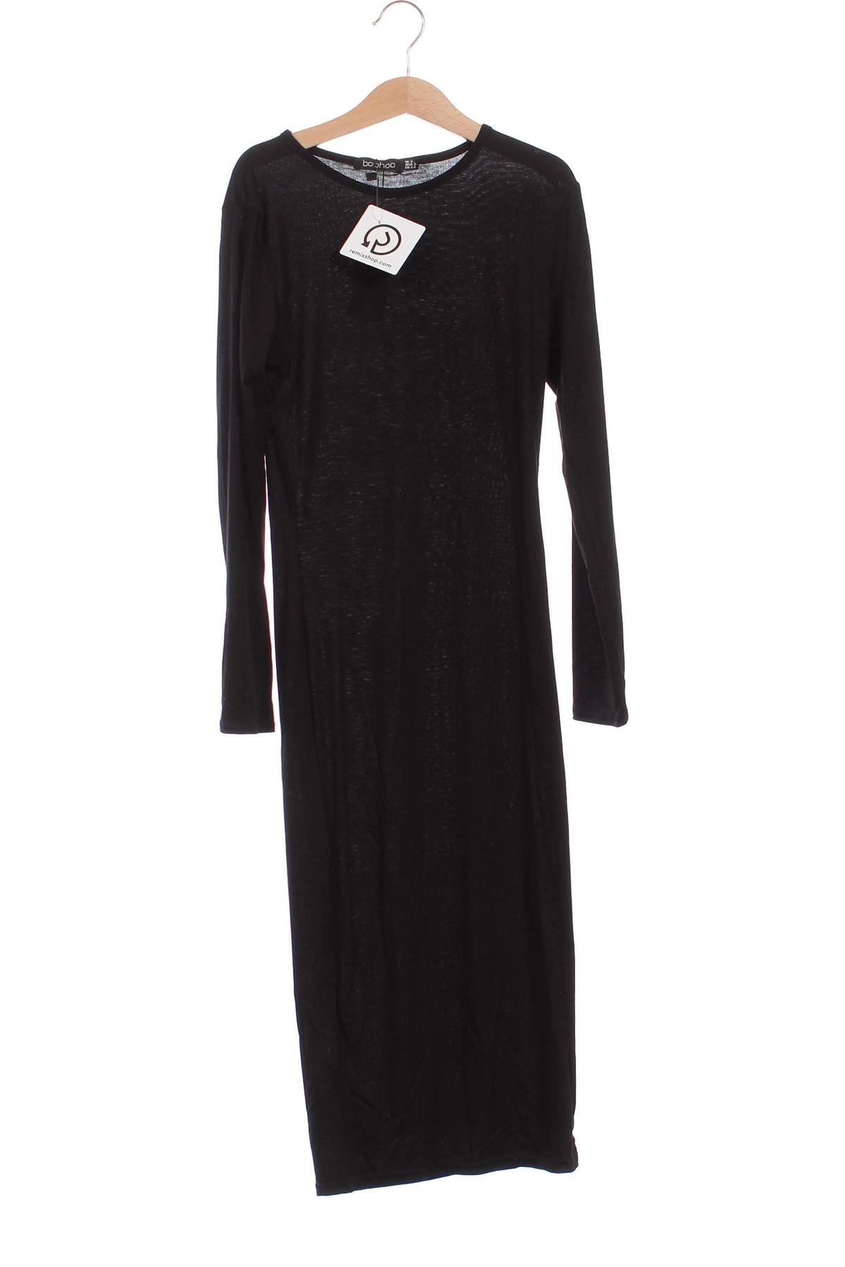 Šaty  Boohoo, Veľkosť XS, Farba Čierna, Cena  4,50 €
