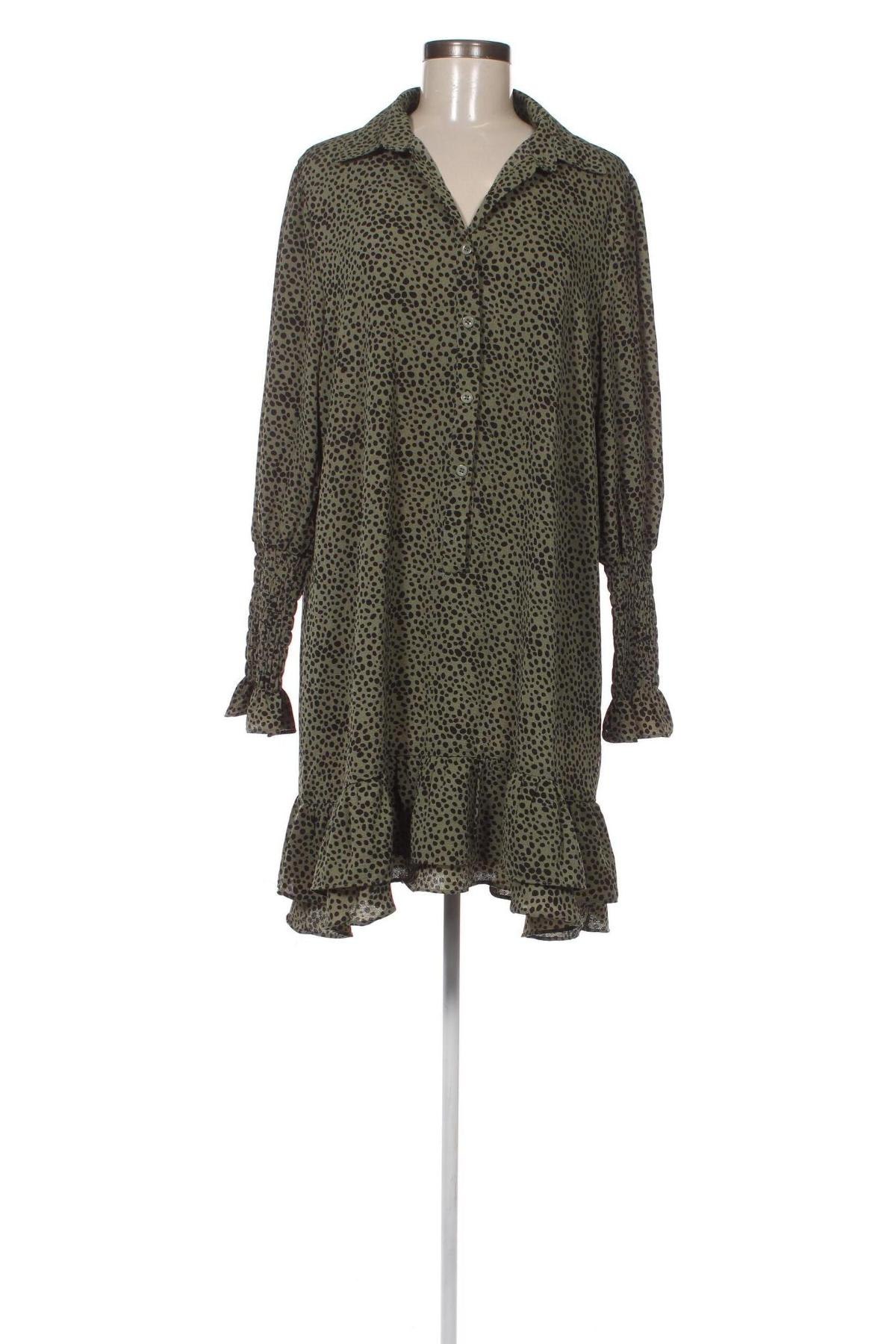 Kleid Boohoo, Größe L, Farbe Grün, Preis 8,88 €