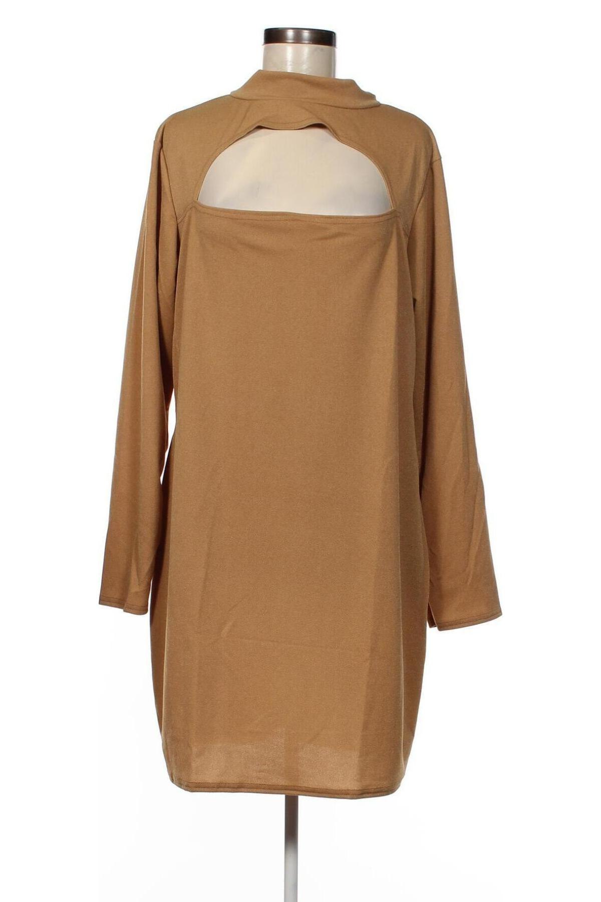 Kleid Boohoo, Größe 3XL, Farbe Beige, Preis 9,59 €