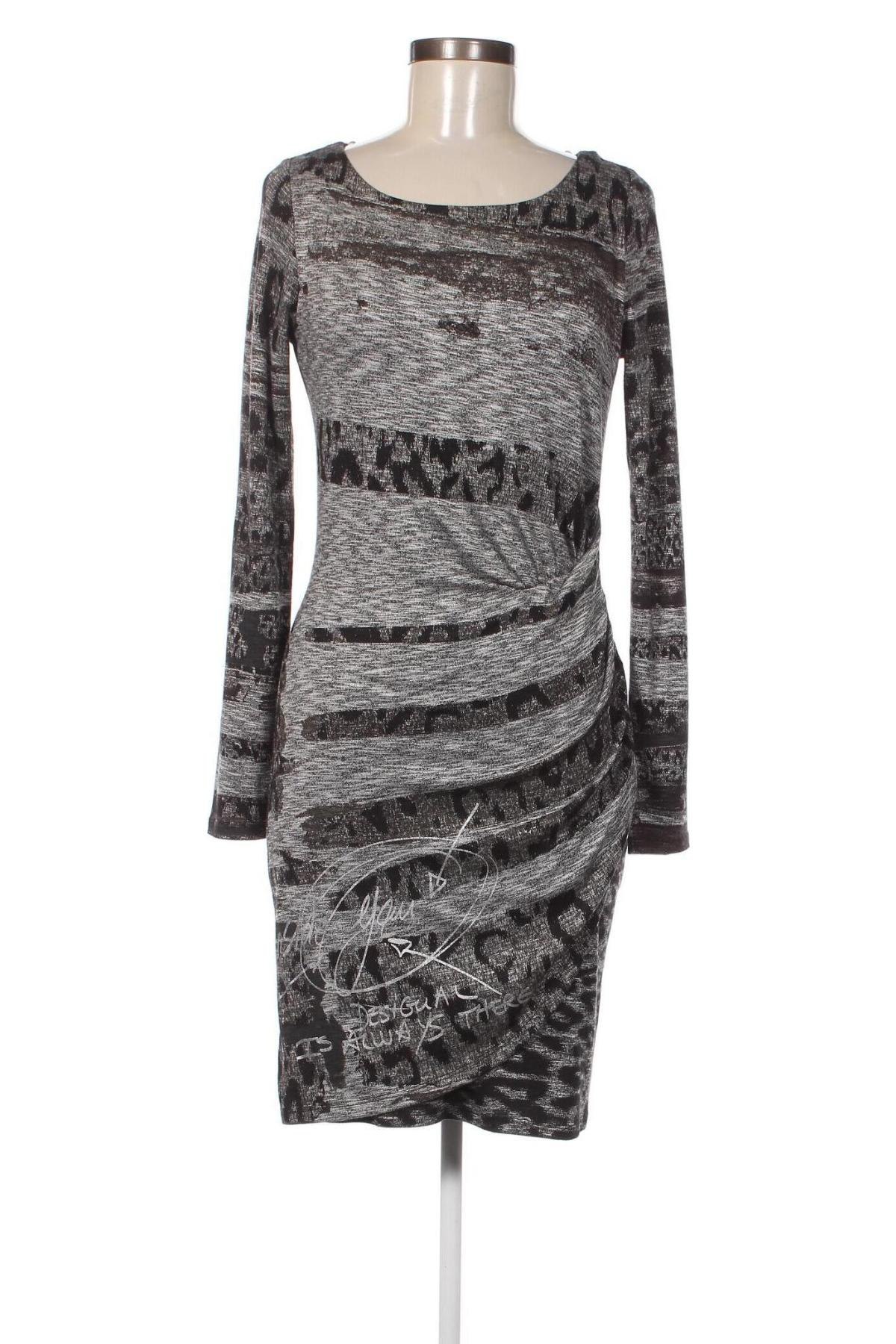 Kleid Desigual, Größe S, Farbe Grau, Preis 15,40 €