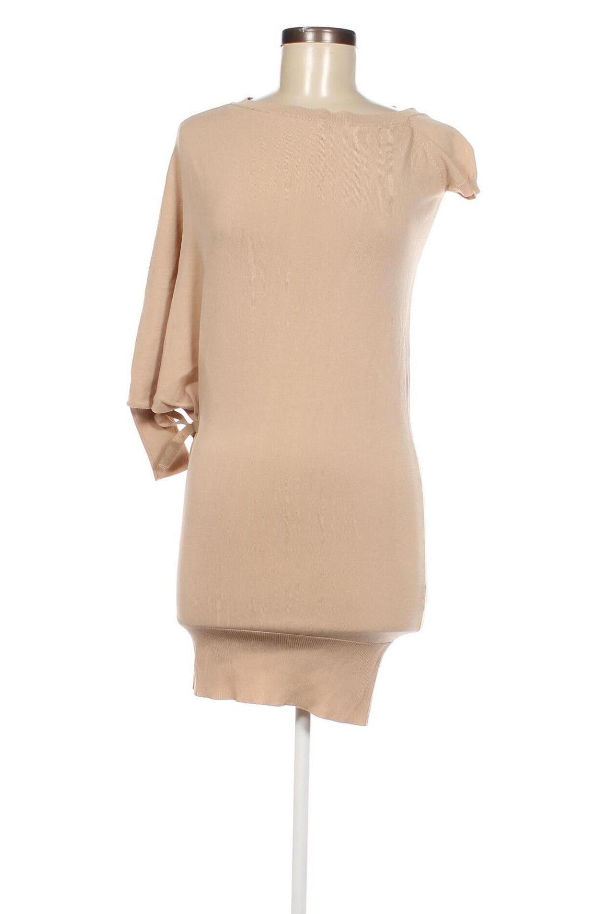 Φόρεμα Elisabetta Franchi, Μέγεθος M, Χρώμα  Μπέζ, Τιμή 51,48 €