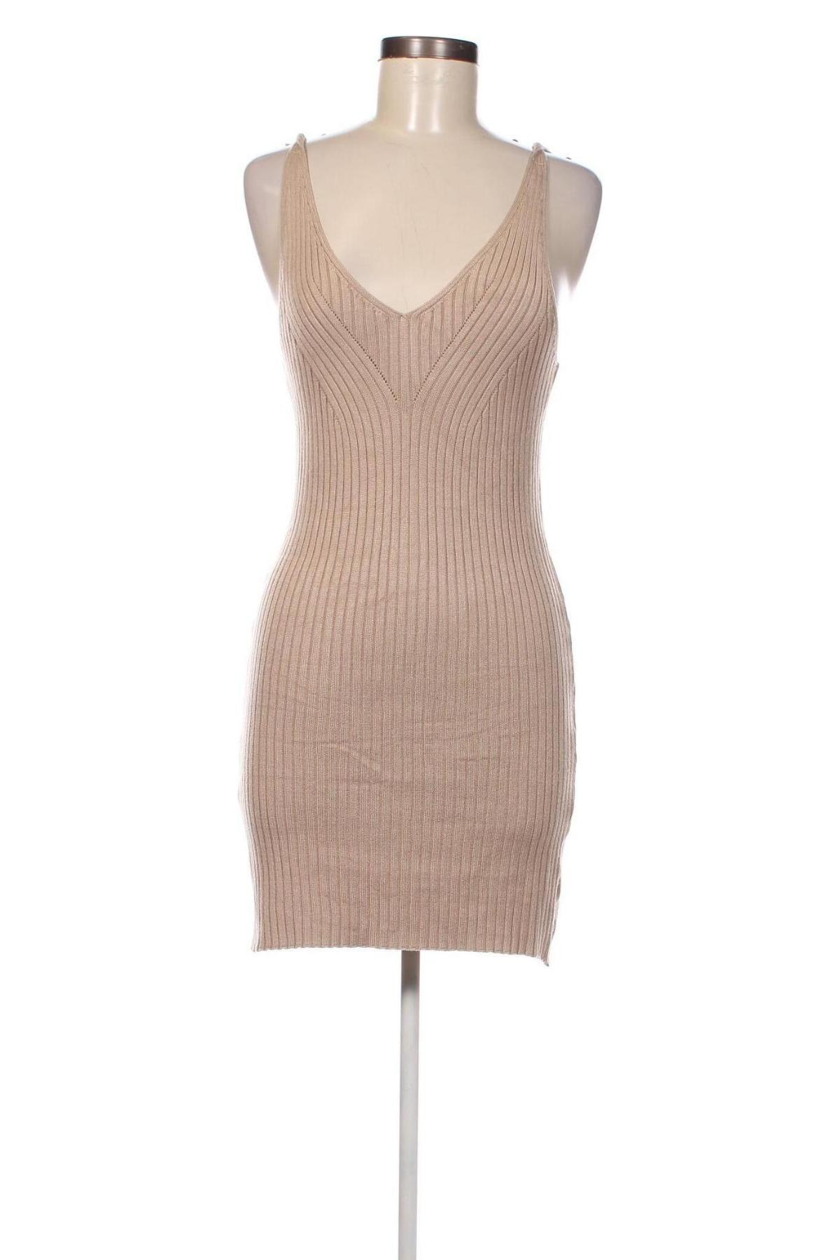 Kleid Guido Maria Kretschmer for About You, Größe L, Farbe Beige, Preis € 7,89