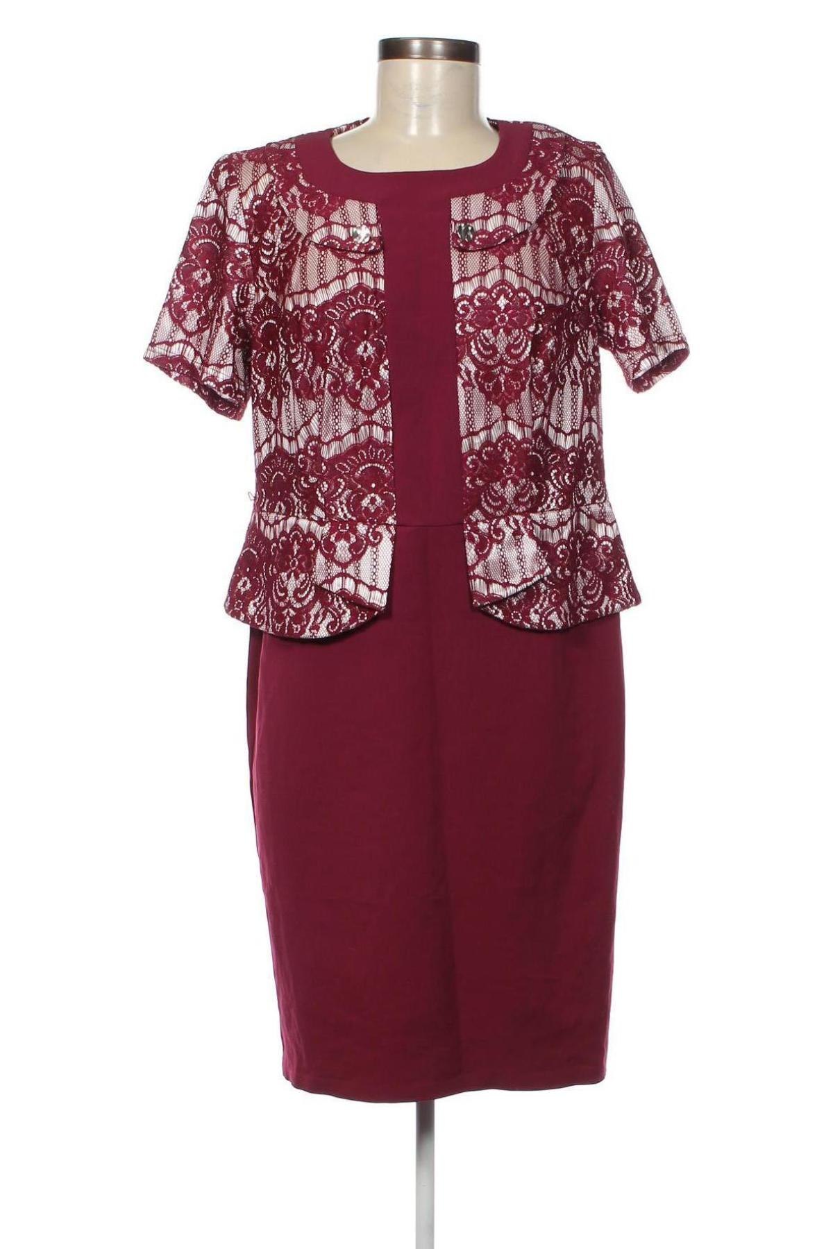 Φόρεμα Karina, Μέγεθος XL, Χρώμα Κόκκινο, Τιμή 22,60 €