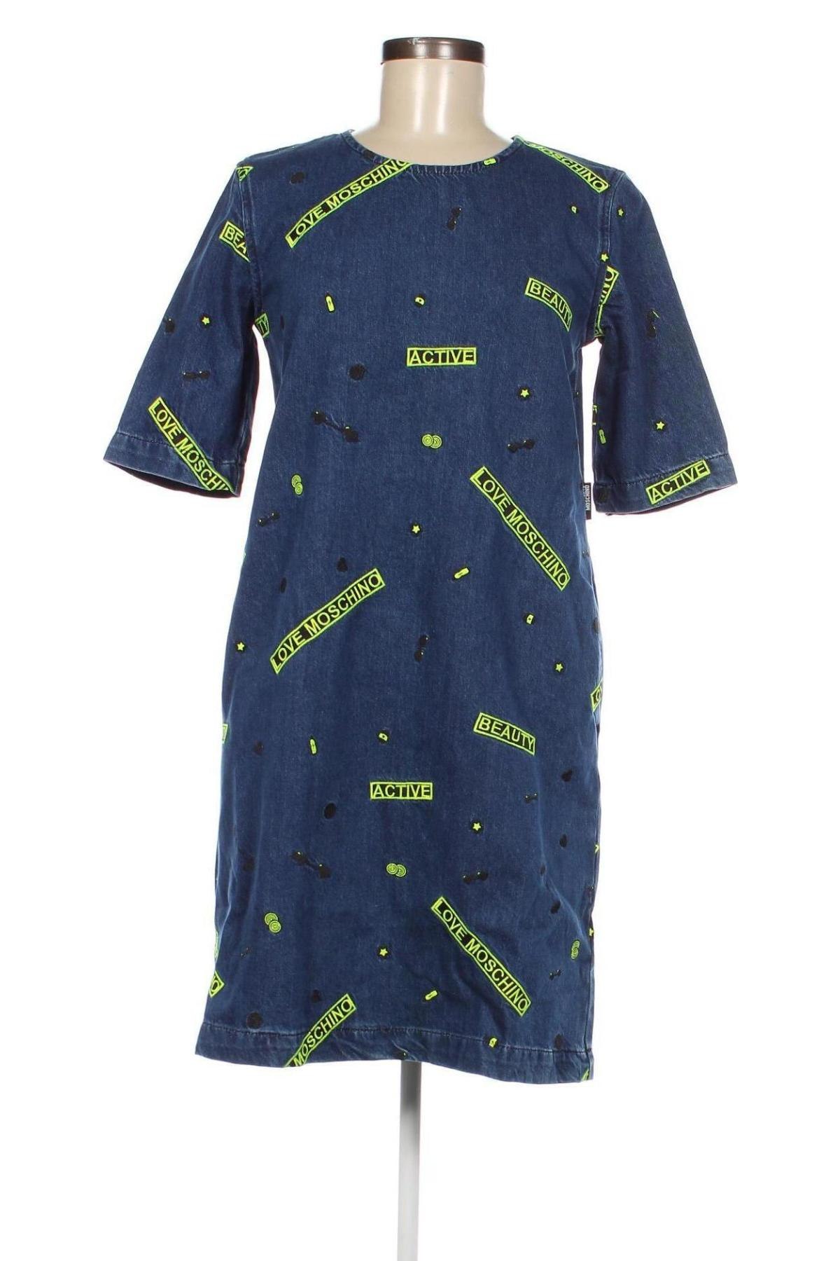 Kleid Love Moschino, Größe S, Farbe Blau, Preis € 175,50