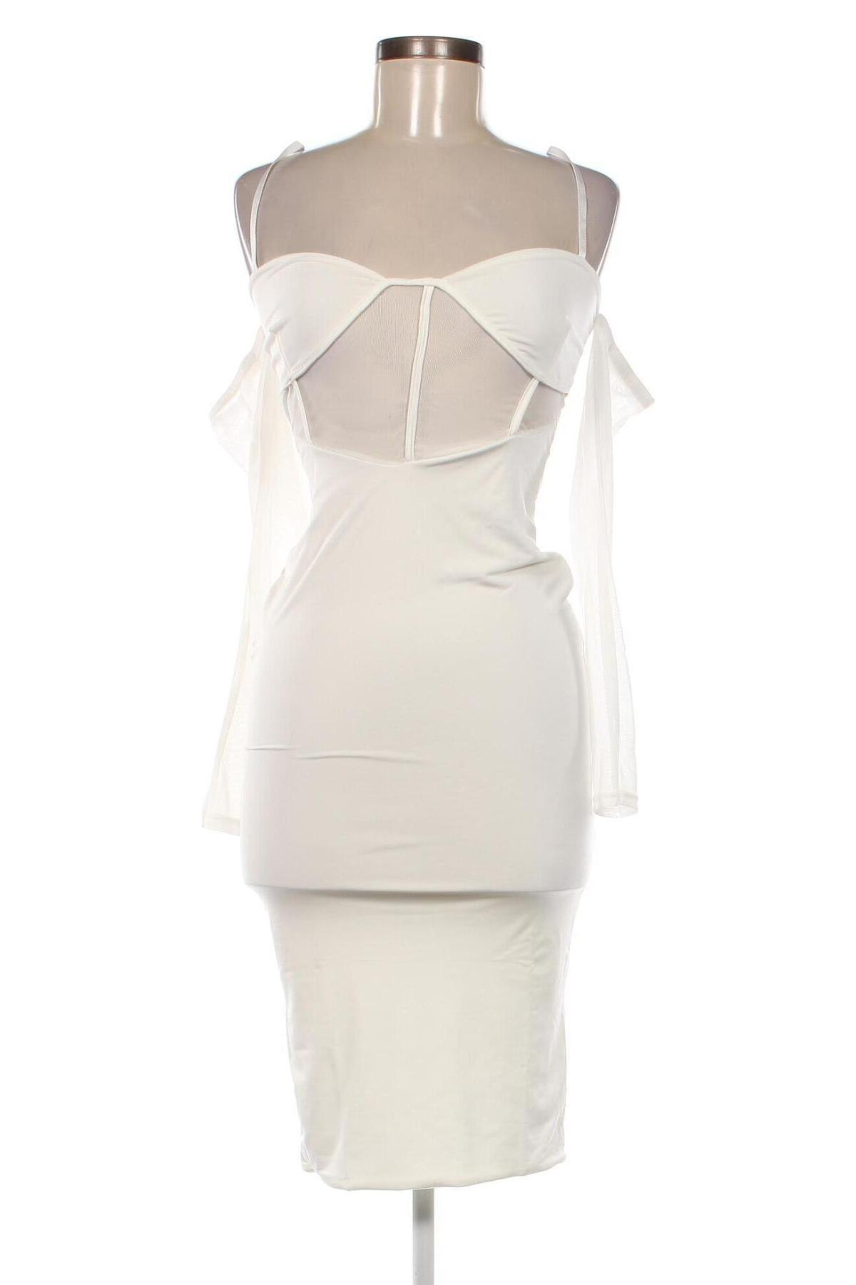 Kleid Missy Empire, Größe M, Farbe Weiß, Preis € 7,19