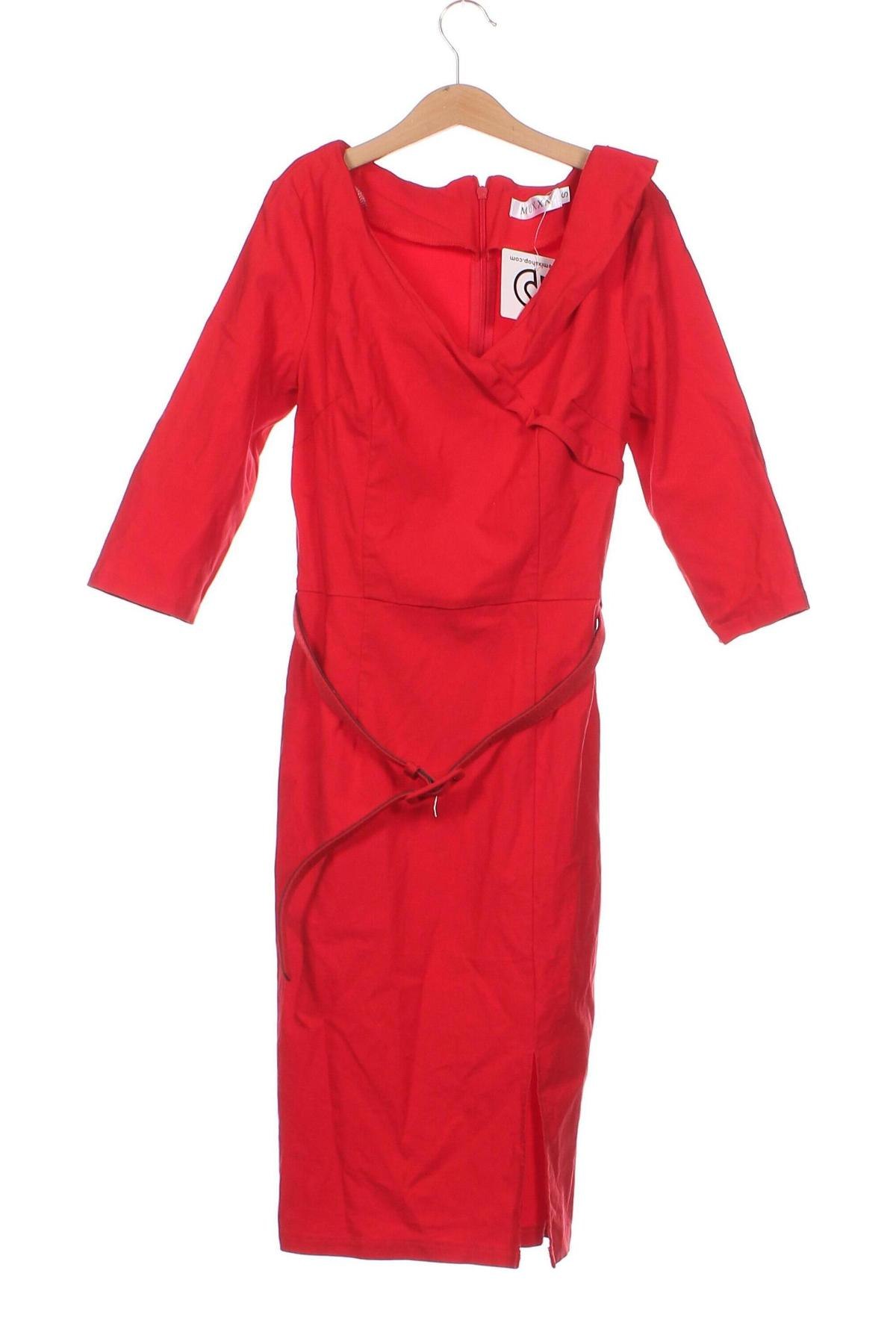 Kleid Muxxn, Größe S, Farbe Rot, Preis 11,36 €