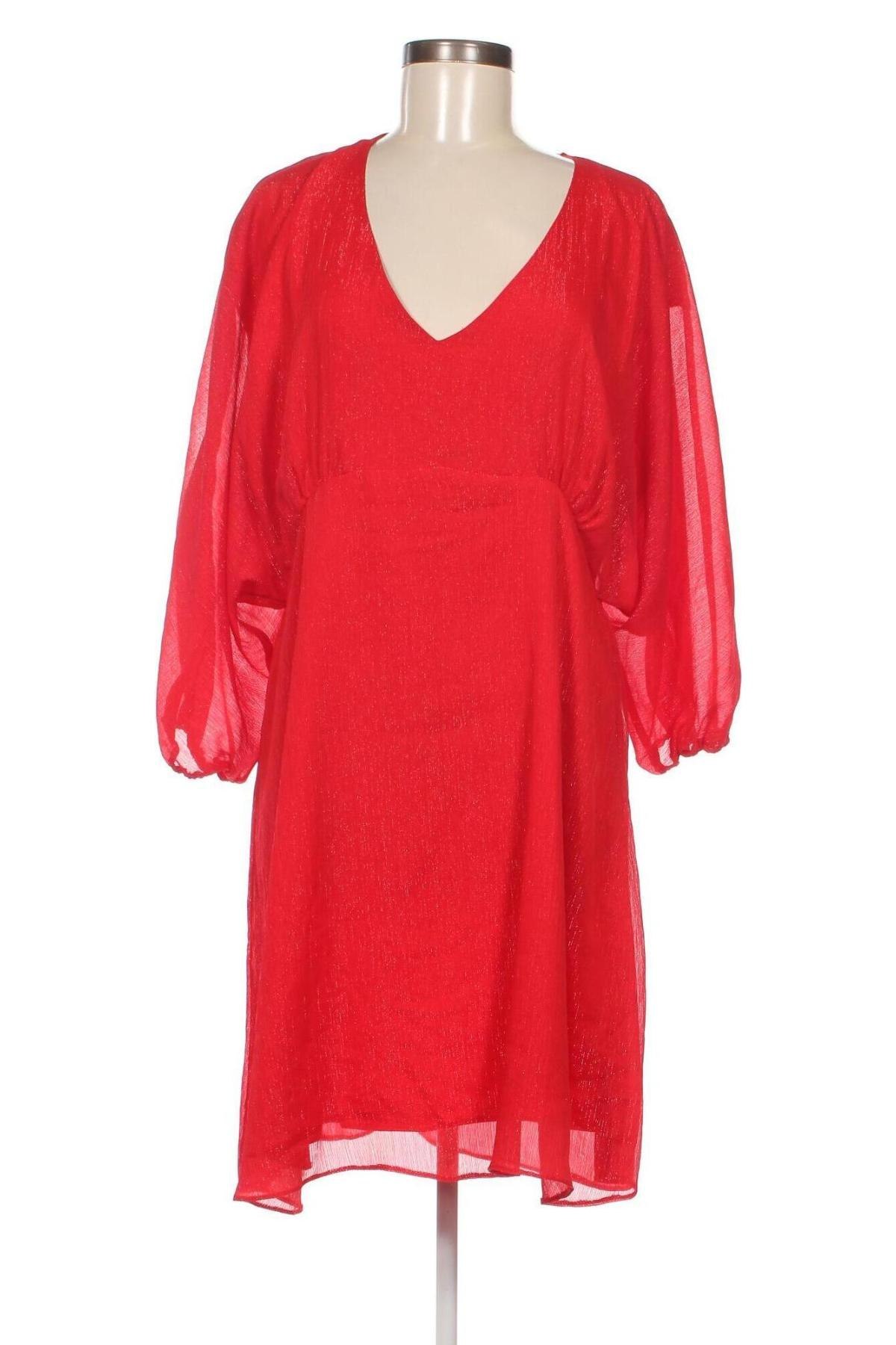 Šaty  Naf Naf, Veľkosť XL, Farba Červená, Cena  11,57 €
