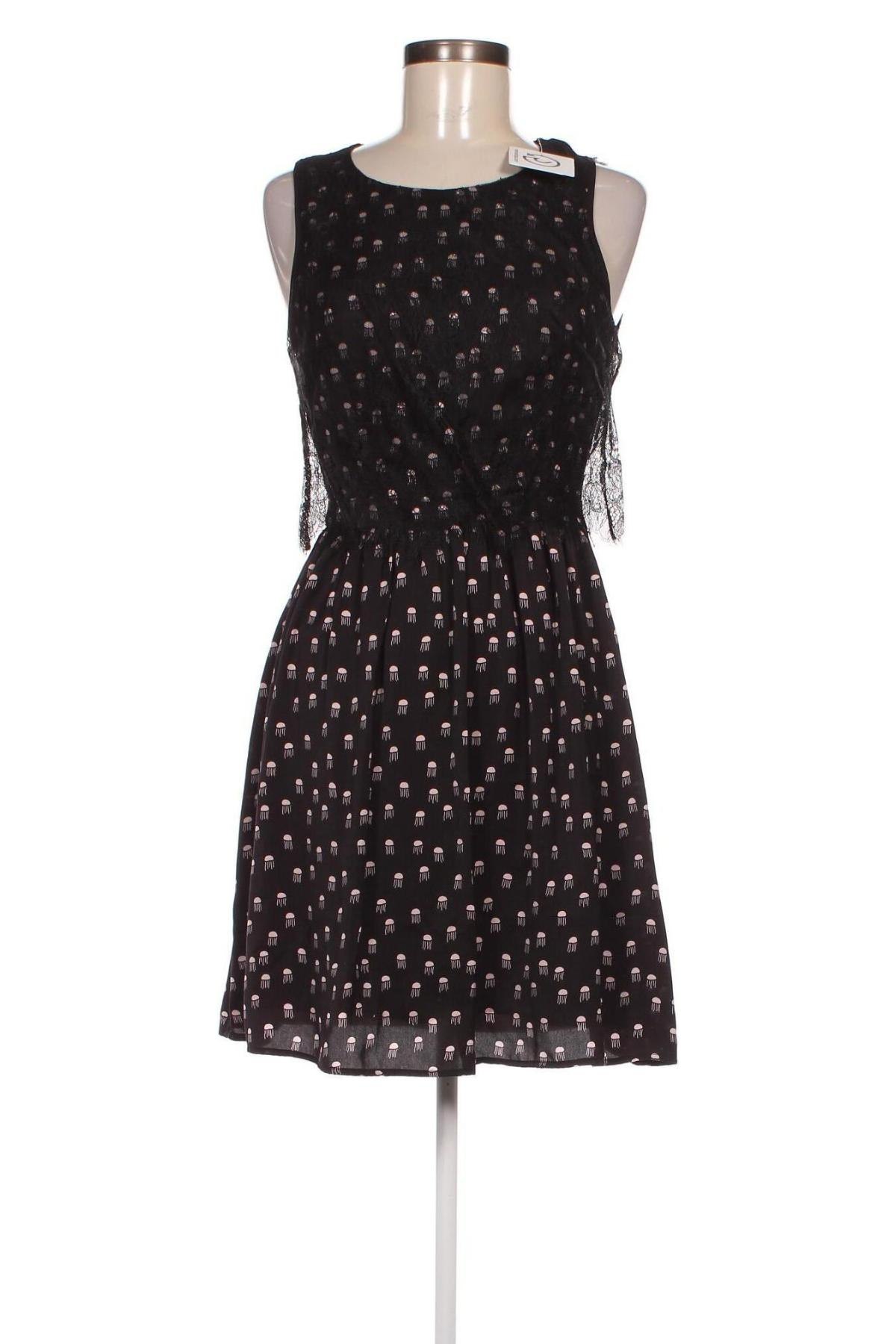 Kleid Naf Naf, Größe S, Farbe Schwarz, Preis 4,01 €