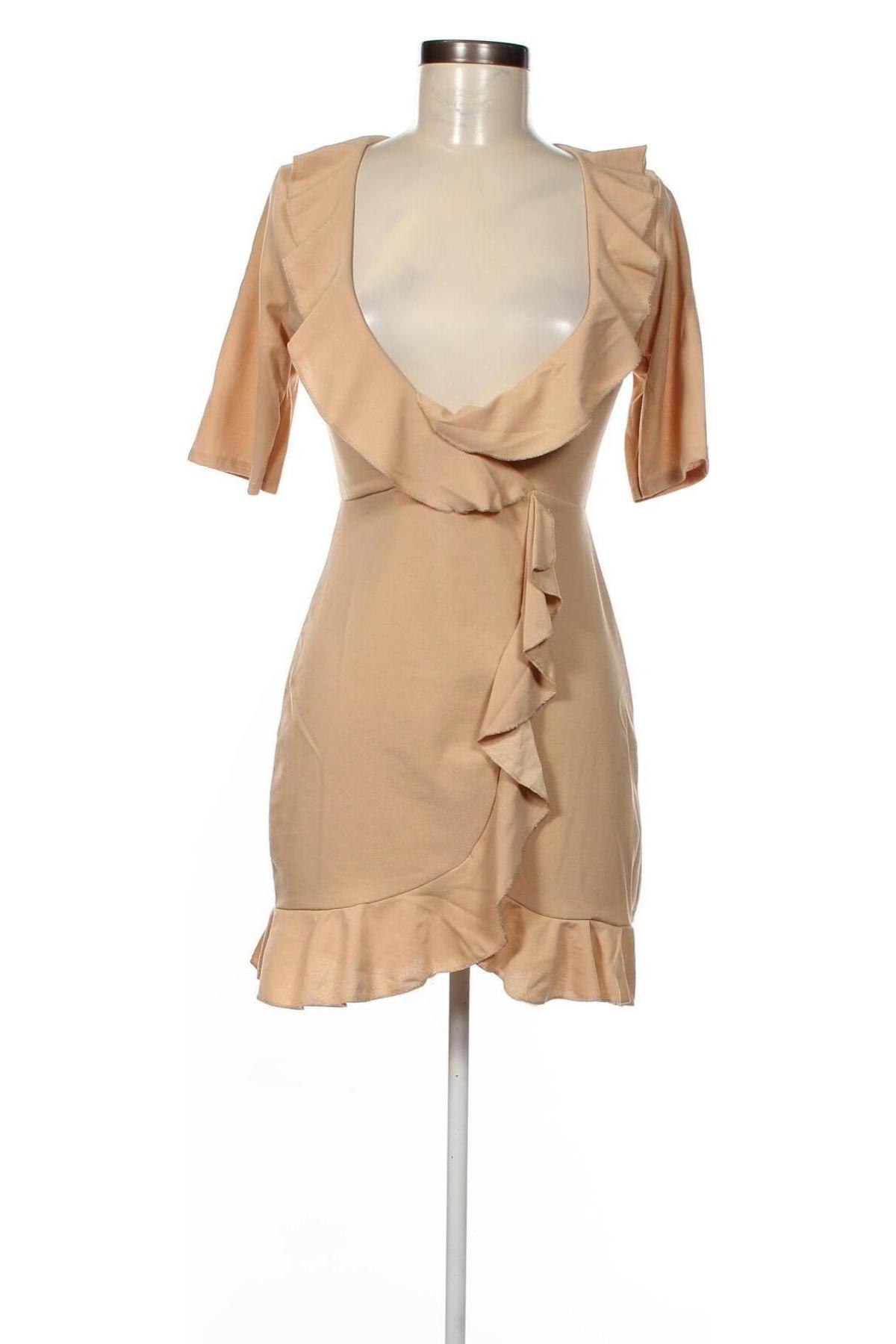 Φόρεμα Pretty Little Thing, Μέγεθος M, Χρώμα  Μπέζ, Τιμή 2,37 €
