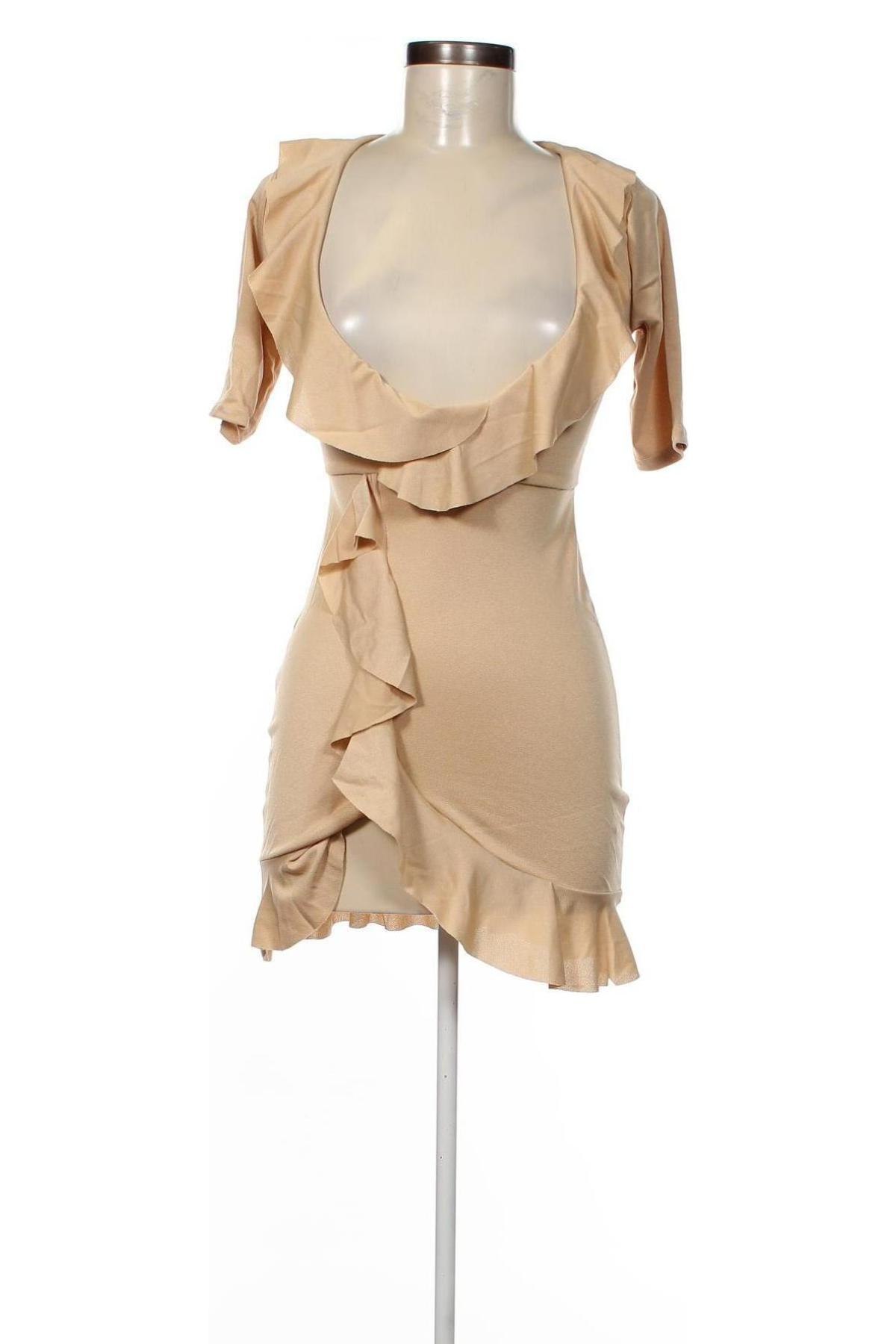 Kleid Pretty Little Thing, Größe XS, Farbe Beige, Preis 3,56 €