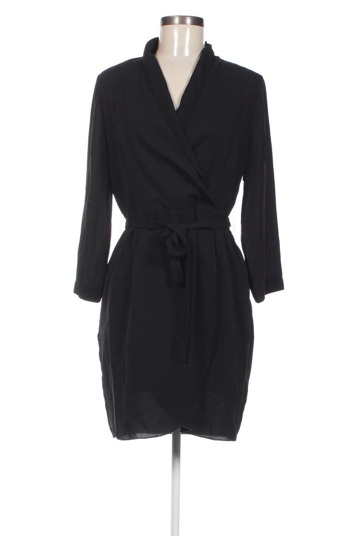 Kleid SUNCOO, Größe L, Farbe Schwarz, Preis 6,16 €