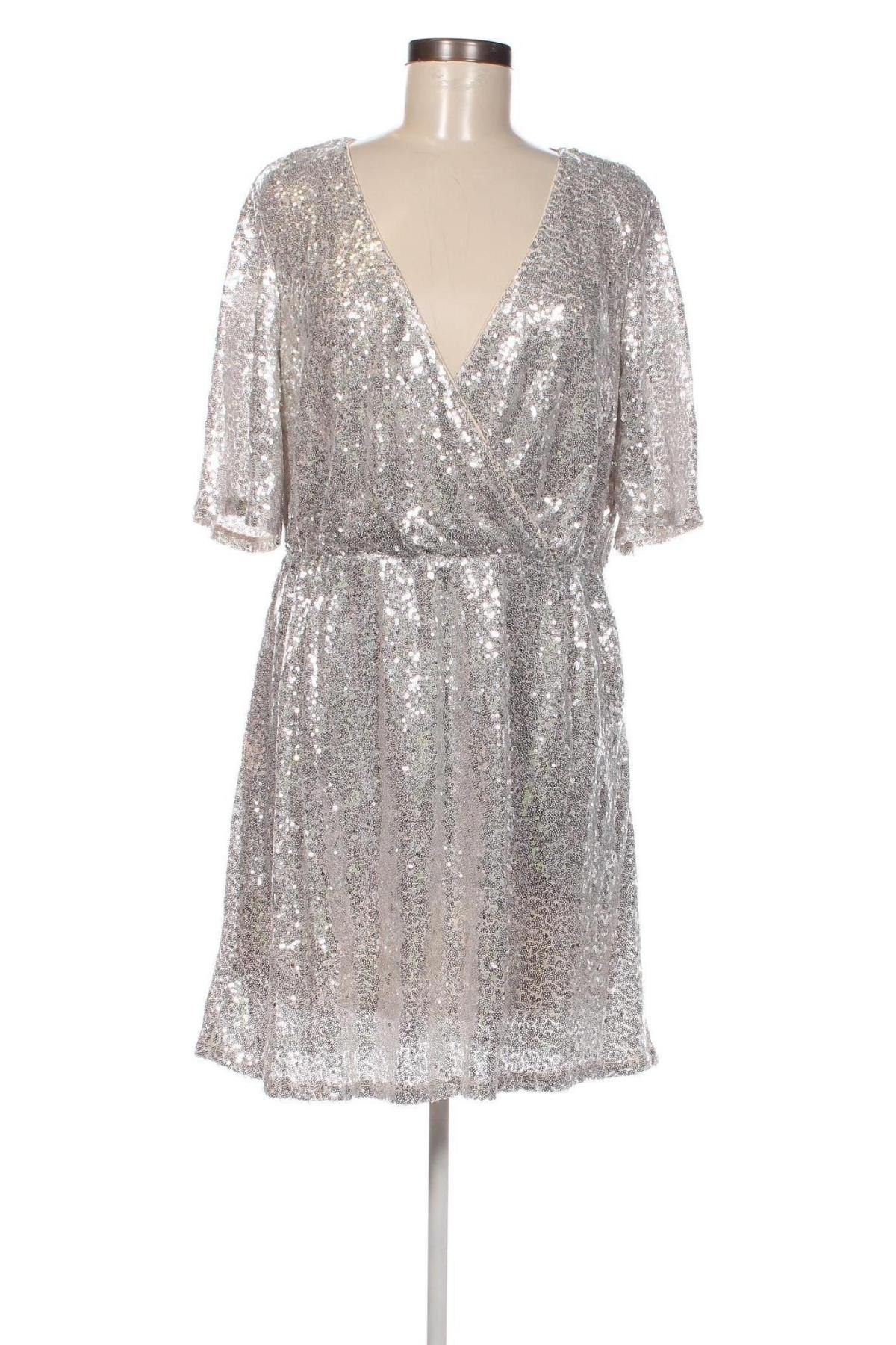 Šaty  Vero Moda, Velikost L, Barva Stříbrná, Cena  1 377,00 Kč