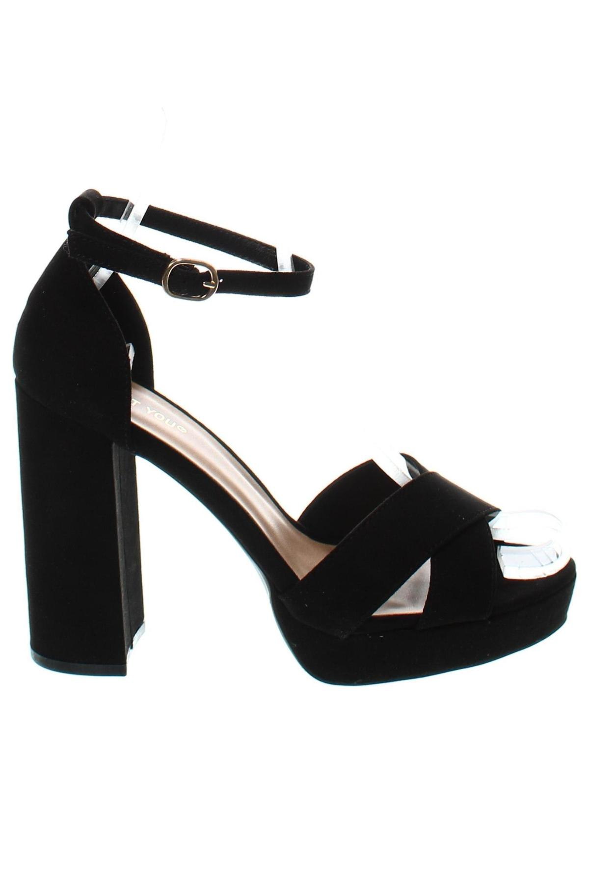 Sandale About You, Mărime 39, Culoare Negru, Preț 103,03 Lei