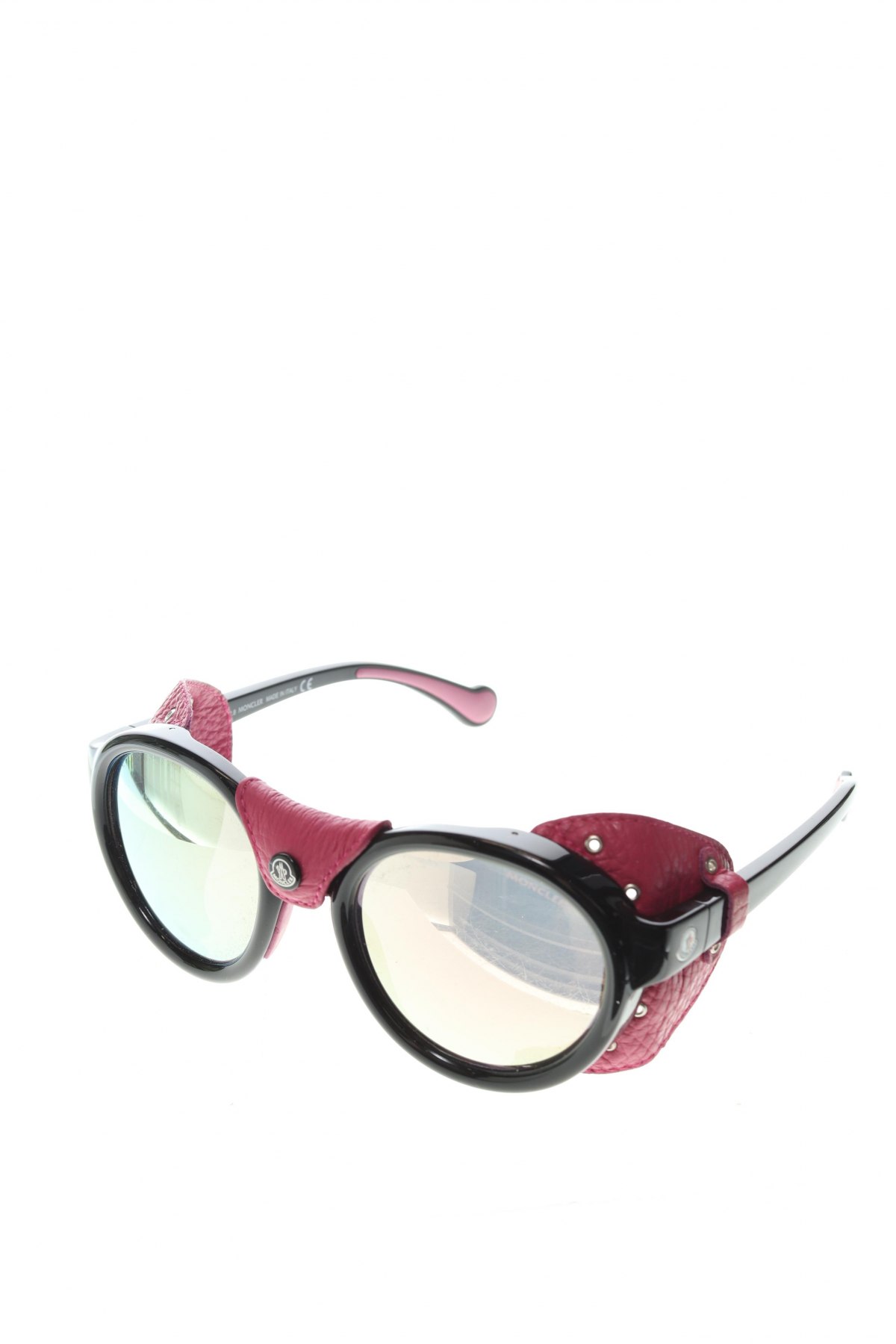 Слънчеви очила Moncler, Цвят Черен, Цена 244,50 лв.