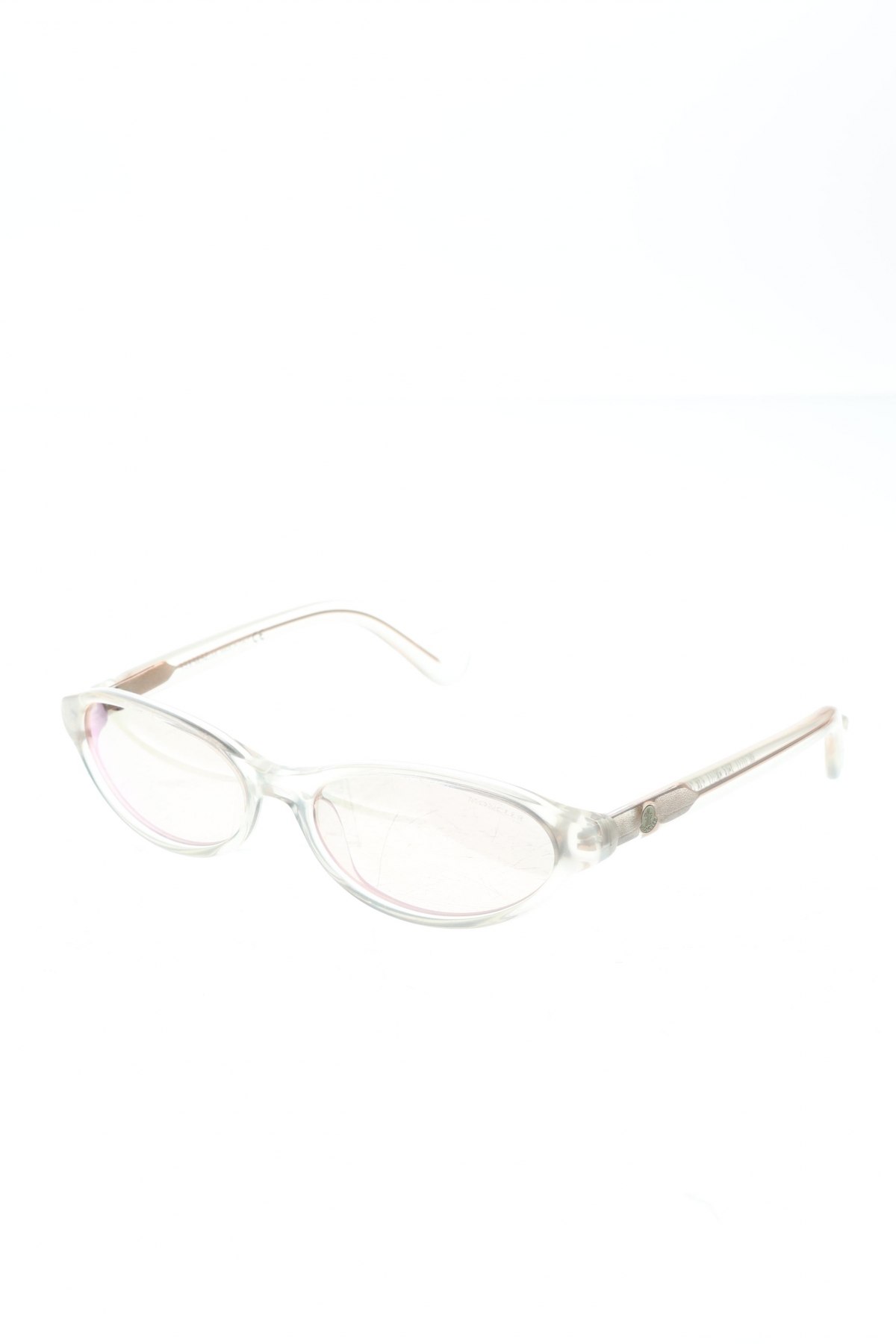 Слънчеви очила Moncler, Цвят Бял, Цена 489,00 лв.