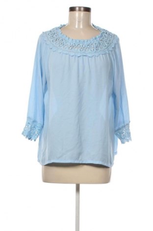Дамска блуза NEW COLLECTION, Размер M, Цвят Син, Цена 9,99 лв.