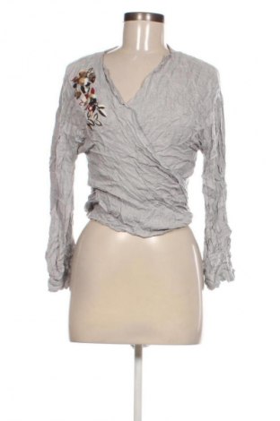 Bluză de femei Stradivarius, Mărime S, Culoare Gri, Preț 10,99 Lei