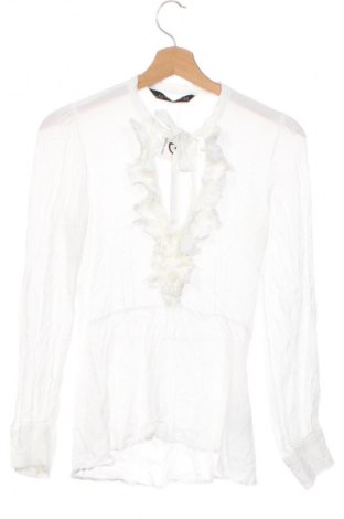 Дамска блуза Zara, Размер XS, Цвят Бял, Цена 10,99 лв.