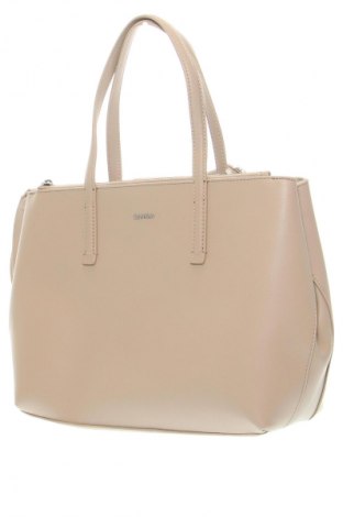 Geantă de femei Calvin Klein, Culoare Bej, Preț 869,99 Lei