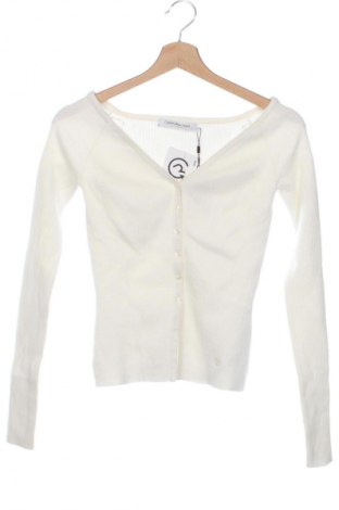 Γυναικεία ζακέτα Calvin Klein Jeans, Μέγεθος XS, Χρώμα Λευκό, Τιμή 107,99 €