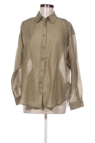 Cămașă de femei Stradivarius, Mărime M, Culoare Verde, Preț 99,65 Lei