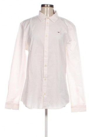 Γυναικείο πουκάμισο Tommy Jeans, Μέγεθος L, Χρώμα Εκρού, Τιμή 107,99 €