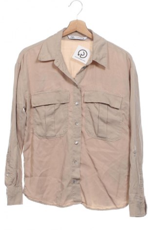 Damenbluse Zara, Größe XS, Farbe Beige, Preis € 5,62