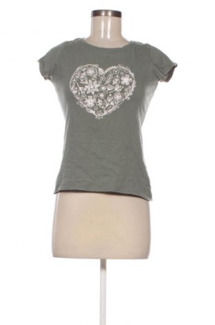 Γυναικείο t-shirt Beloved, Μέγεθος S, Χρώμα Πράσινο, Τιμή 8,62 €