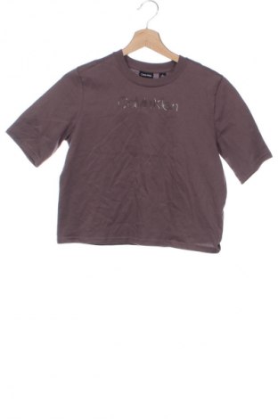 Damski T-shirt Calvin Klein, Rozmiar XS, Kolor Brązowy, Cena 268,99 zł