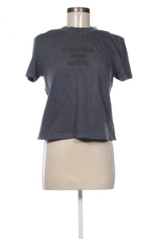 Damski T-shirt Calvin Klein Jeans, Rozmiar L, Kolor Szary, Cena 126,99 zł
