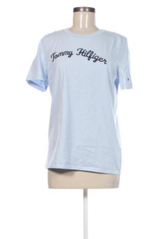 Damski T-shirt Tommy Hilfiger, Rozmiar L, Kolor Niebieski, Cena 268,99 zł