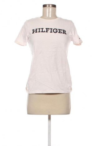 Дамска тениска Tommy Hilfiger, Размер XS, Цвят Екрю, Цена 66,99 лв.