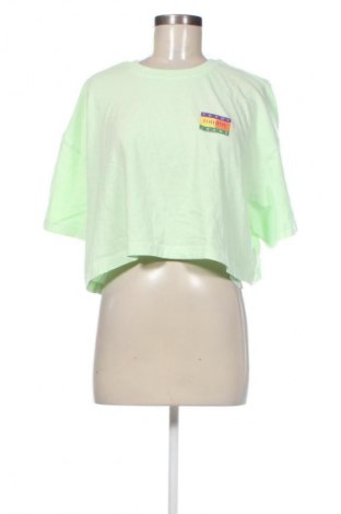 Damski T-shirt Tommy Jeans, Rozmiar L, Kolor Zielony, Cena 268,99 zł