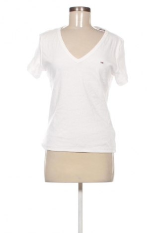 Tricou de femei Tommy Jeans, Mărime XL, Culoare Alb, Preț 267,99 Lei