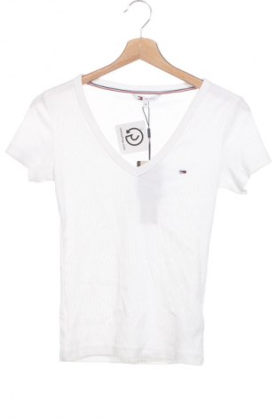 Tricou de femei Tommy Jeans, Mărime XS, Culoare Alb, Preț 267,99 Lei