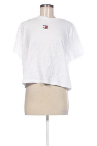 Női póló Tommy Jeans, Méret L, Szín Fehér, Ár 22 109 Ft