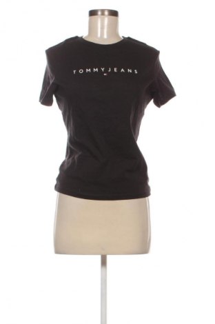 Дамска тениска Tommy Jeans, Размер L, Цвят Черен, Цена 82,99 лв.