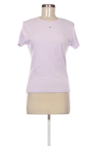 Damski T-shirt Tommy Jeans, Rozmiar L, Kolor Fioletowy, Cena 268,99 zł