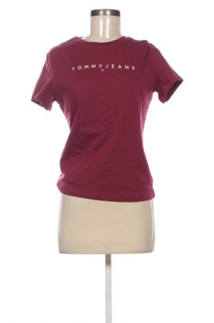 Damski T-shirt Tommy Jeans, Rozmiar L, Kolor Fioletowy, Cena 268,99 zł