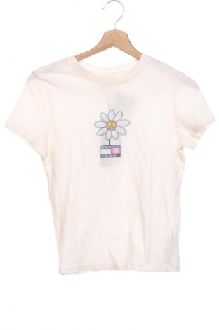 Γυναικείο t-shirt Tommy Jeans, Μέγεθος XS, Χρώμα Εκρού, Τιμή 52,99 €