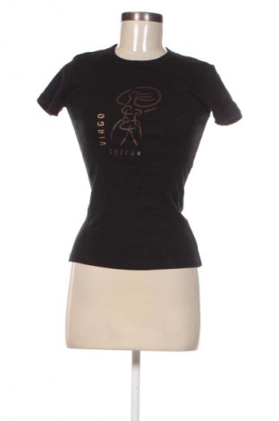 Damen T-Shirt Virgo, Größe M, Farbe Schwarz, Preis 11,99 €