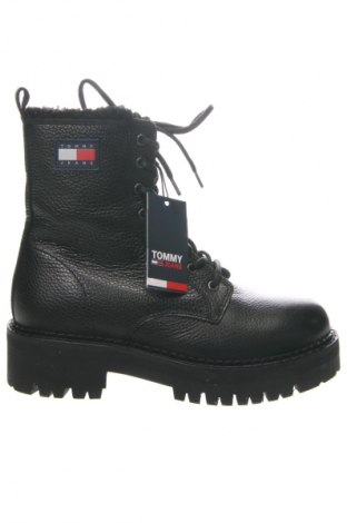 Γυναικεία μποτάκια Tommy Jeans, Μέγεθος 39, Χρώμα Μαύρο, Τιμή 129,99 €