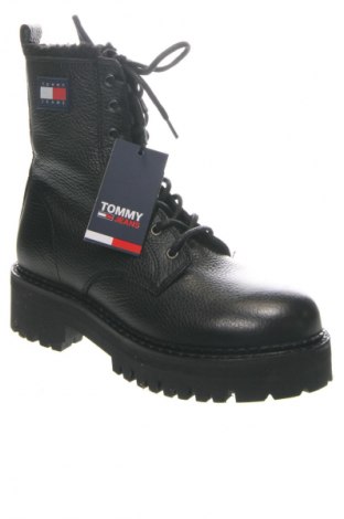 Γυναικεία μποτάκια Tommy Jeans, Μέγεθος 39, Χρώμα Μαύρο, Τιμή 129,99 €