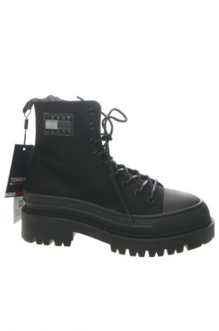 Damskie botki Tommy Jeans, Rozmiar 38, Kolor Czarny, Cena 869,99 zł