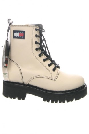 Γυναικεία μποτάκια Tommy Jeans, Μέγεθος 36, Χρώμα  Μπέζ, Τιμή 122,99 €