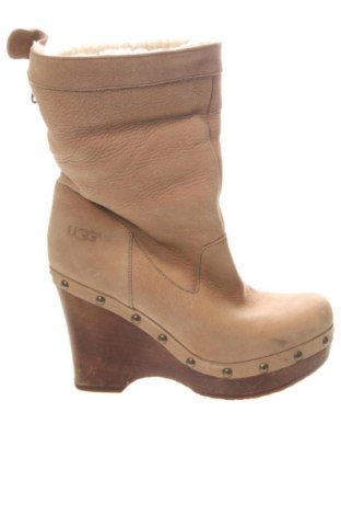 Damskie botki UGG Australia, Rozmiar 37, Kolor ecru, Cena 473,99 zł