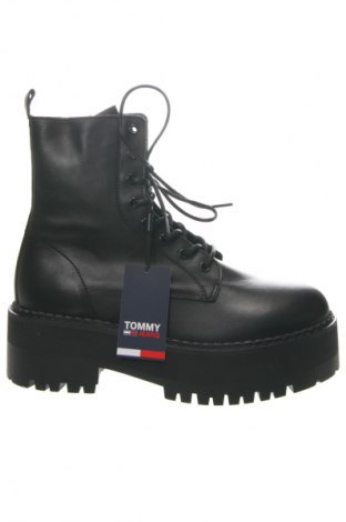 Damskie botki Tommy Jeans, Rozmiar 41, Kolor Czarny, Cena 654,99 zł