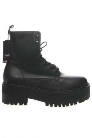 Γυναικεία μποτάκια Tommy Jeans, Μέγεθος 41, Χρώμα Μαύρο, Τιμή 129,99 €